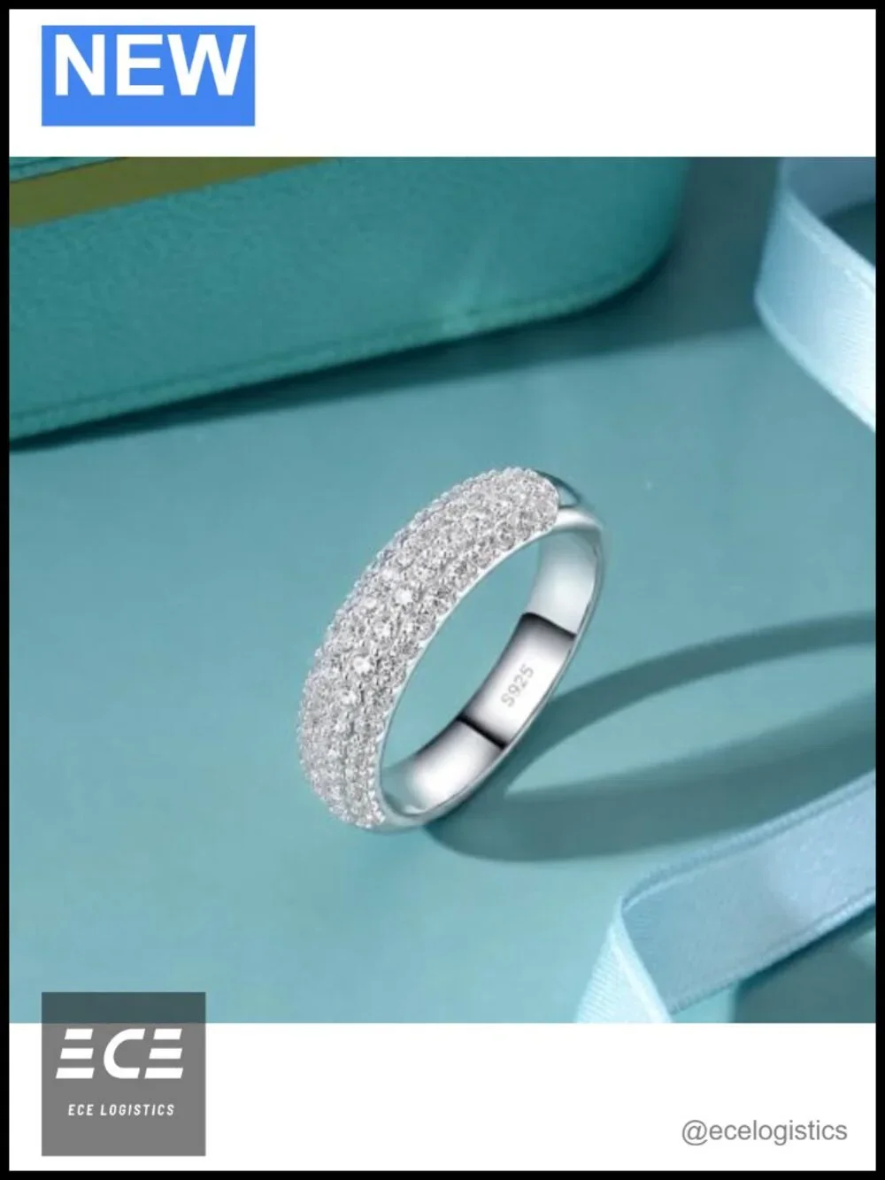 N/A elegant moissanite